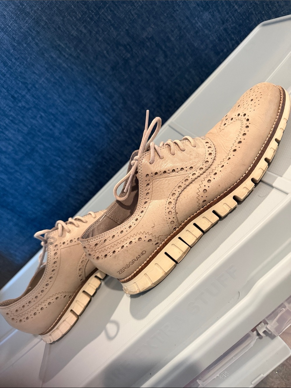 Cole Haan blush wingtip oxford sneaker